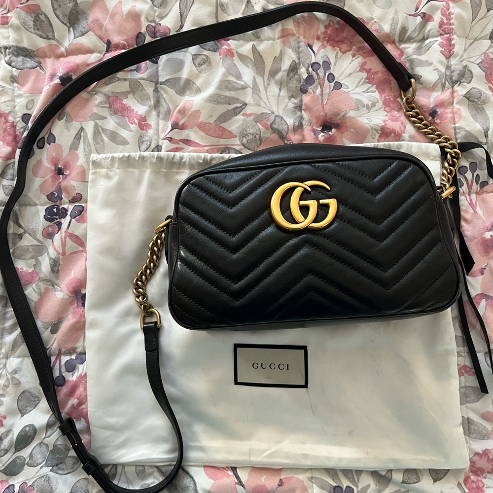 Gucci Marmont black crossbody bag
